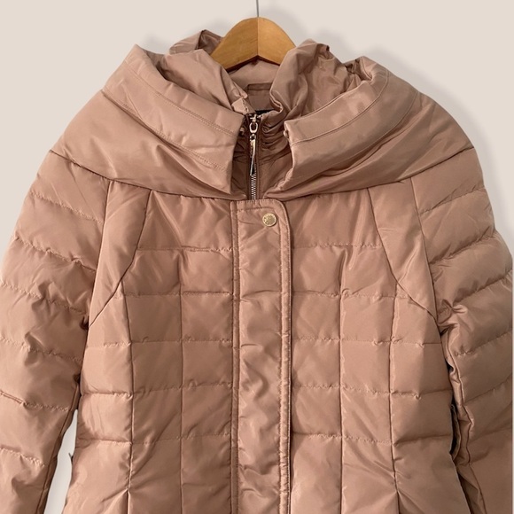 LA Chapelle Rose Pink Puffer Coat - Picture 2 of 8